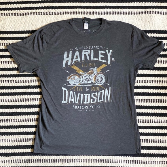 Men’s Harley Davidson Soft Cotton T-shirt XL - Picture 4 of 4